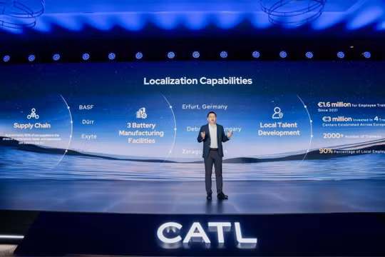 Hãng CALT của Trung Quốc dự định phát triển pin xe điện mới sạc 10 phút chạy gần 500km