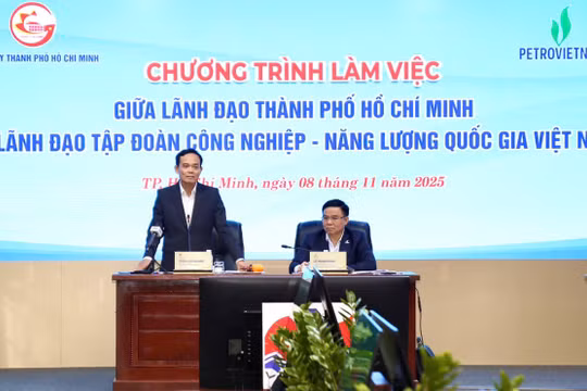 Petrovietnam/Vietsovpetro khánh thành giàn đầu giếng BK-24 chào mừng Đại hội Đảng toàn quốc lần thứ XIV