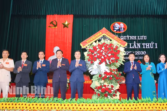 Xã Quỳnh Lưu (Ninh Bình): Đoàn kết, thống nhất, quyết tâm phấn đấu trở thành địa phương giàu mạnh, văn minh