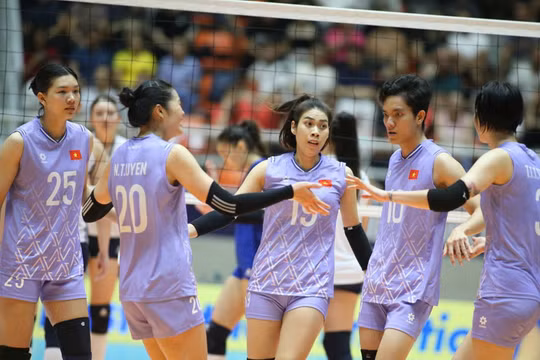 Đội tuyển bóng chuyền nữ Việt Nam vào chung kết AVC Nations Cup 2025