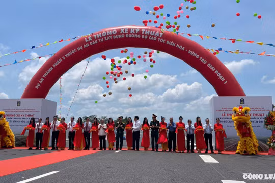 Thông xe kỹ thuật dự án thành phần 3 cao tốc Biên Hòa - Vũng Tàu
