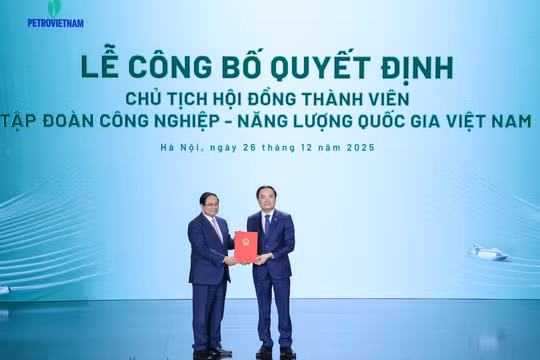 Thủ tướng bổ nhiệm ông Lê Ngọc Sơn làm Chủ tịch Hội đồng thành viên Petrovietnam