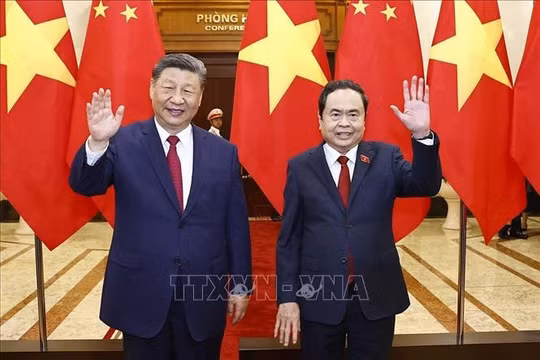 Chủ tịch Quốc hội Trần Thanh Mẫn hội kiến Tổng Bí thư, Chủ tịch nước Trung Quốc Tập Cận Bình