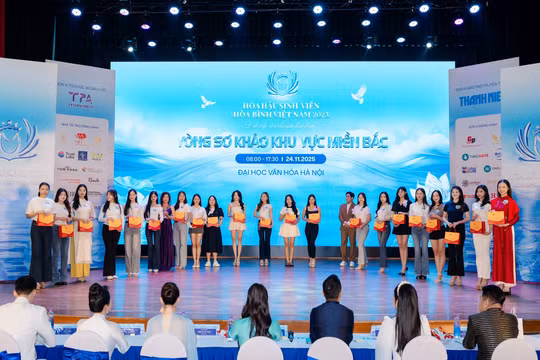 Hoa hậu Sinh viên Hòa bình Việt Nam tổ chức vòng sơ khảo khu vực miền Bắc