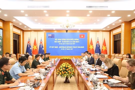Hợp tác đào tạo là nền tảng trong quan hệ quốc phòng giữa Việt Nam và Australia