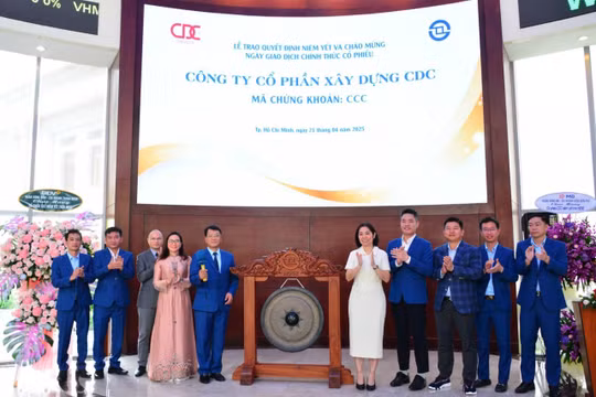 Cổ phiếu CDC Construction rơi mạnh sau 3 phiên tăng trần, nhà đầu tư 'bốc hơi' lợi nhuận sớm
