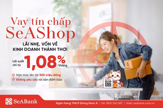 SeABank ra mắt gói vay tín chấp SeAShop: Giải pháp vốn cho hộ kinh doanh
