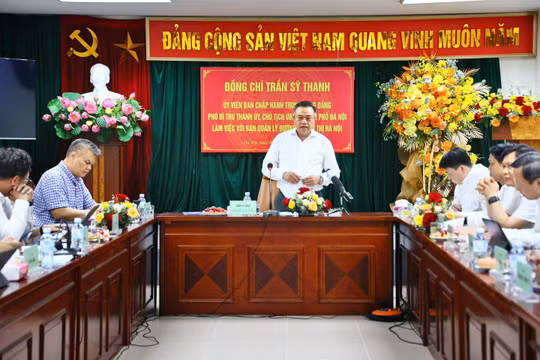 Hà Nội: Chủ tịch Trần Sỹ Thanh 'thúc' tiến độ các dự án đường sắt đô thị trọng điểm