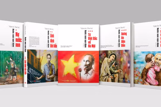 Ra mắt trọn bộ tiểu thuyết sử thi 'Nước non vạn dặm' khắc họa hình tượng Chủ tịch Hồ Chí Minh