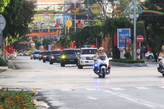 Thanh Hoá: Bảo đảm tốt tình hình trật tự, an toàn giao thông trong Đại hội Đảng bộ tỉnh