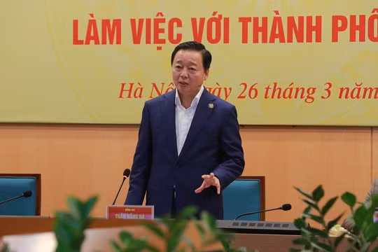 Phó Thủ tướng Chính phủ Trần Hồng Hà: Hà Nội cần xác định rõ nguồn gây ô nhiễm và có giải pháp xử lý dứt điểm