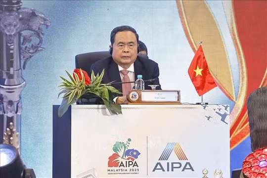 Chủ tịch Quốc hội Trần Thanh Mẫn phát biểu tại Phiên toàn thể thứ nhất Đại hội đồng AIPA-46