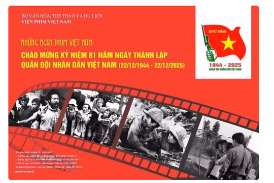 Chiếu phim miễn phí nhân Ngày thành lập Quân đội Nhân dân Việt Nam