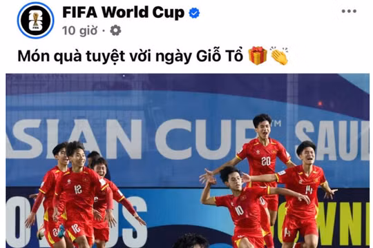 U17 Việt Nam nhận lời chúc mừng đặc biệt từ FIFA