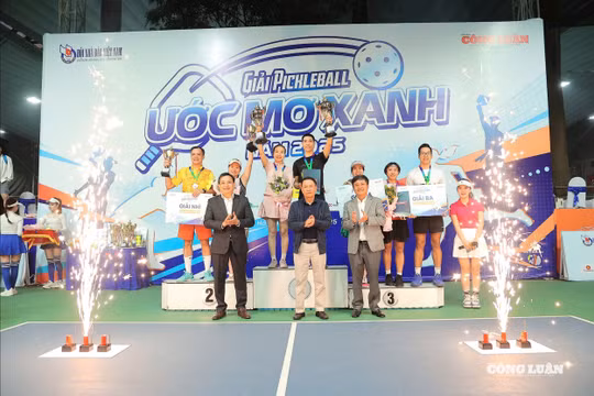 Giải Pickleball 'Ước Mơ Xanh' 2025 khép lại với nhiều cảm xúc và giá trị nhân văn