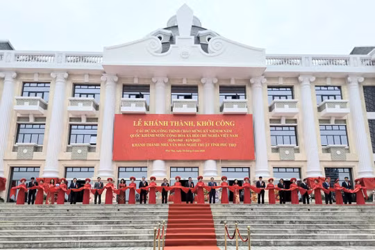 Phú Thọ khánh thành dự án Nhà Văn hóa nghệ thuật tỉnh trị giá hơn 420 tỷ đồng