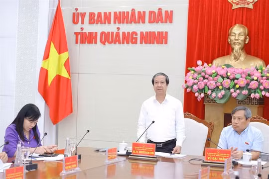 Quảng Ninh kiến nghị Bộ GD&ĐT nhiều vấn đề nóng trong quản lý giáo dục