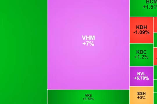 VN-Index bật tăng hơn 25 điểm