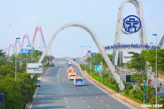 Hà Nội: Tổ chức lại giao thông trên cầu Nhật Tân đến hết tháng 9/2025