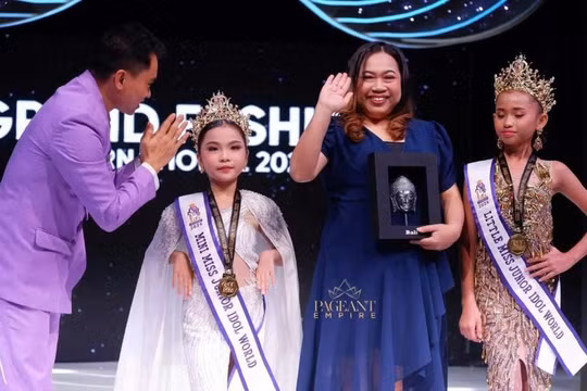 Lê Ngọc Minh Giang - Hoa hậu Thần tượng Nhí Thế giới 2025 tỏa sáng tại Tuần Lễ Thời Trang Quốc tế Grand Fashion 2025