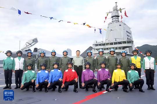 Trung Quốc đưa tàu sân bay Phúc Kiến vào hoạt động chính thức