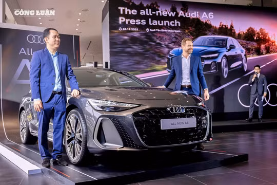 Audi A6 2025 ra mắt thị trường Việt Nam, giá bán lẻ gần 2,8 tỷ đồng