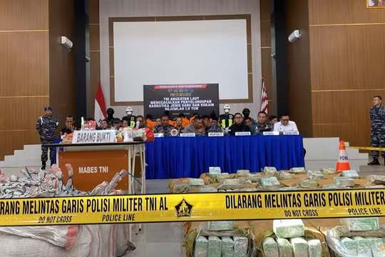 Indonesia thu giữ gần 2 tấn ma túy, lớn nhất từ trước tới nay
