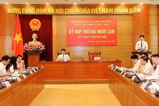 Vĩnh Phúc: Kỳ họp Hội đồng nhân dân khoá XVII thông qua nhiều nghị quyết quan trọng