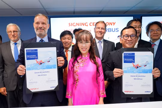 Vietjet đặt hàng mới 100 máy bay A320/A321neo