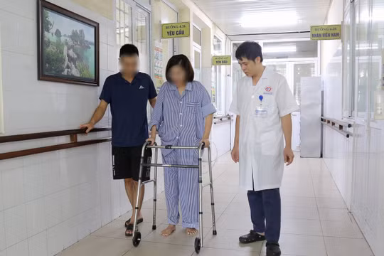 Thoát chết hi hữu sau khi nhảy cầu Bãi Cháy, nữ bệnh nhân đã hồi phục