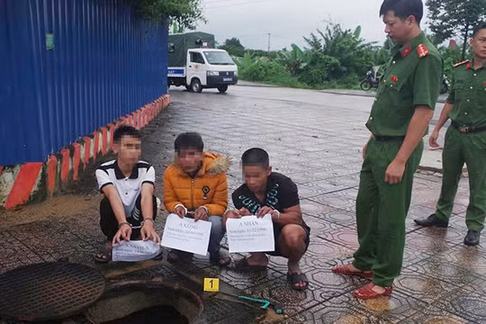 Quảng Ngãi: Bắt giữ 8 đối tượng cắt trộm dây cáp ngầm trị giá hàng trăm triệu đồng