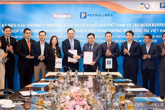 Petrolimex và Keppel hợp tác thúc đẩy phát triển nhiên liệu hàng không bền vững