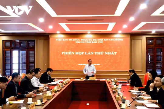 Triển khai công tác chuẩn bị cho Trung tâm Báo chí Đại hội XIV của Đảng
