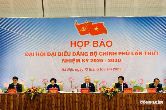 Hơn 1.800 đại biểu, khách mời dự Đại hội đại biểu Đảng bộ Chính phủ lần thứ I