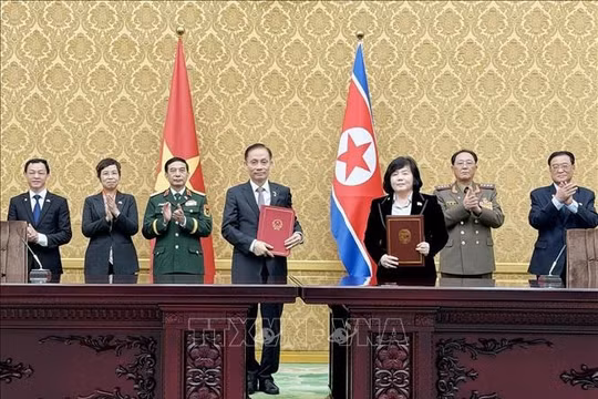 Lễ ký Thỏa thuận hợp tác Việt Nam và Triều Tiên