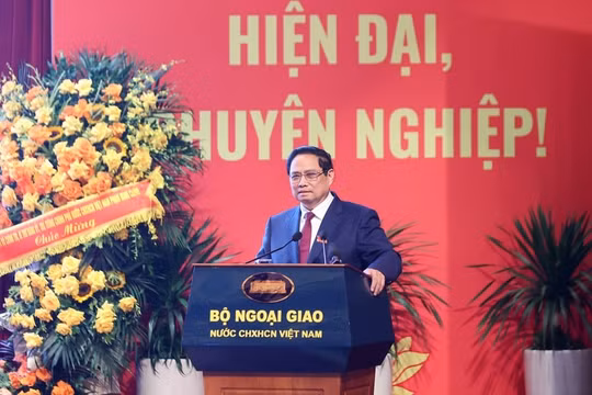 Thủ tướng Phạm Minh Chính: Phát huy mạnh mẽ khát vọng, cống hiến và hy sinh của đội ngũ cán bộ ngoại giao