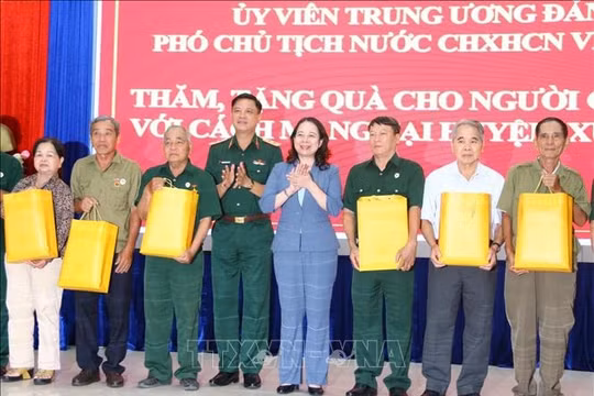 Phó Chủ tịch nước Võ Thị Ánh Xuân làm việc tại tỉnh Đồng Nai