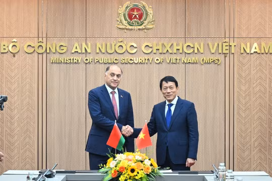 Việt Nam – Belarus tăng cường hợp tác an ninh, ký kết Ý định thư mở rộng phối hợp thực thi pháp luật