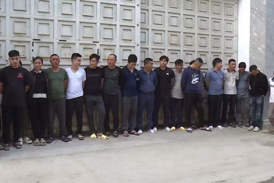 Triệt xóa 2 ổ nhóm đánh bạc quy mô lớn tại Nghệ An