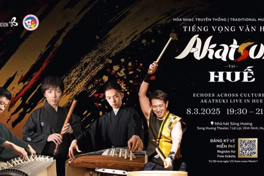Nhóm nhạc Nhật Bản Akatsuki trình diễn tại Huế