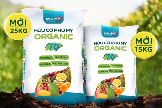 Phú Mỹ tung ra thị trường sản phẩm mới Hữu cơ Phú Mỹ Organic 70