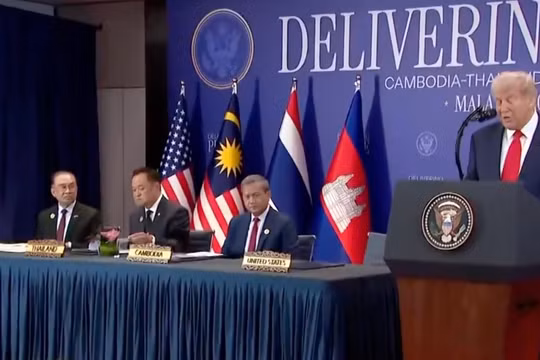 Ông Trump tiếp tục hòa giải căng thẳng Campuchia - Thái Lan