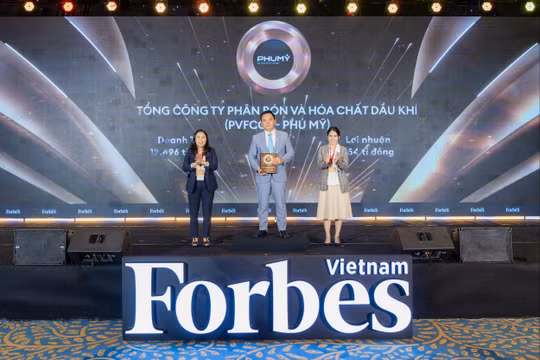 Phú Mỹ - PVFCCo xuất sắc đạt danh hiệu kép Top 50 công ty niêm yết tốt nhất và Top 25 Thương hiệu dẫn đầu Việt Nam năm 2025