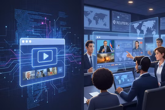 Cách hãng tin Reuters dùng AI để tăng tốc sản xuất video và tin tức