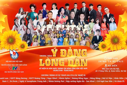 Chương trình "Ý Đảng, Lòng Dân": Tôn vinh những thành tựu to lớn của dân tộc