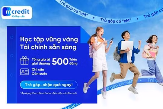 Học tập vững vàng - Tài chính sẵn sàng với Mcredit
