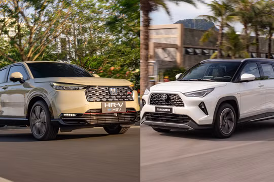 So sánh trang bị, công nghệ Honda HR-V e:HEV RS với Toyota Yaris Cross HEV