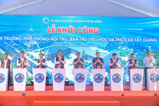 Đà Nẵng phải hoàn thành Trường Tây Giang trước tháng 6/2026, hoàn thiện 6 trường vùng biên trong năm 2026
