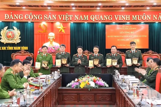 13 lãnh đạo Công an cấp phòng, huyện ở Nam Đinh xin nghỉ hưu trước tuổi