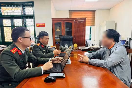 Công an làm việc với hội nhóm zalo báo chốt Cảnh sát giao thông